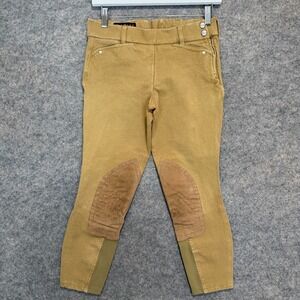 Ariat Heritage Breeches Horse Riding Pants Womens 26 Capri Brown
